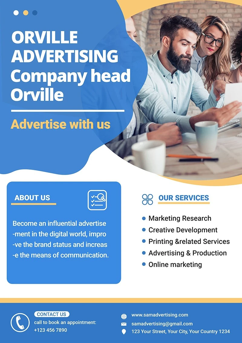 Flyer Promotional Poster high quality