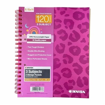 Cahier à spirale